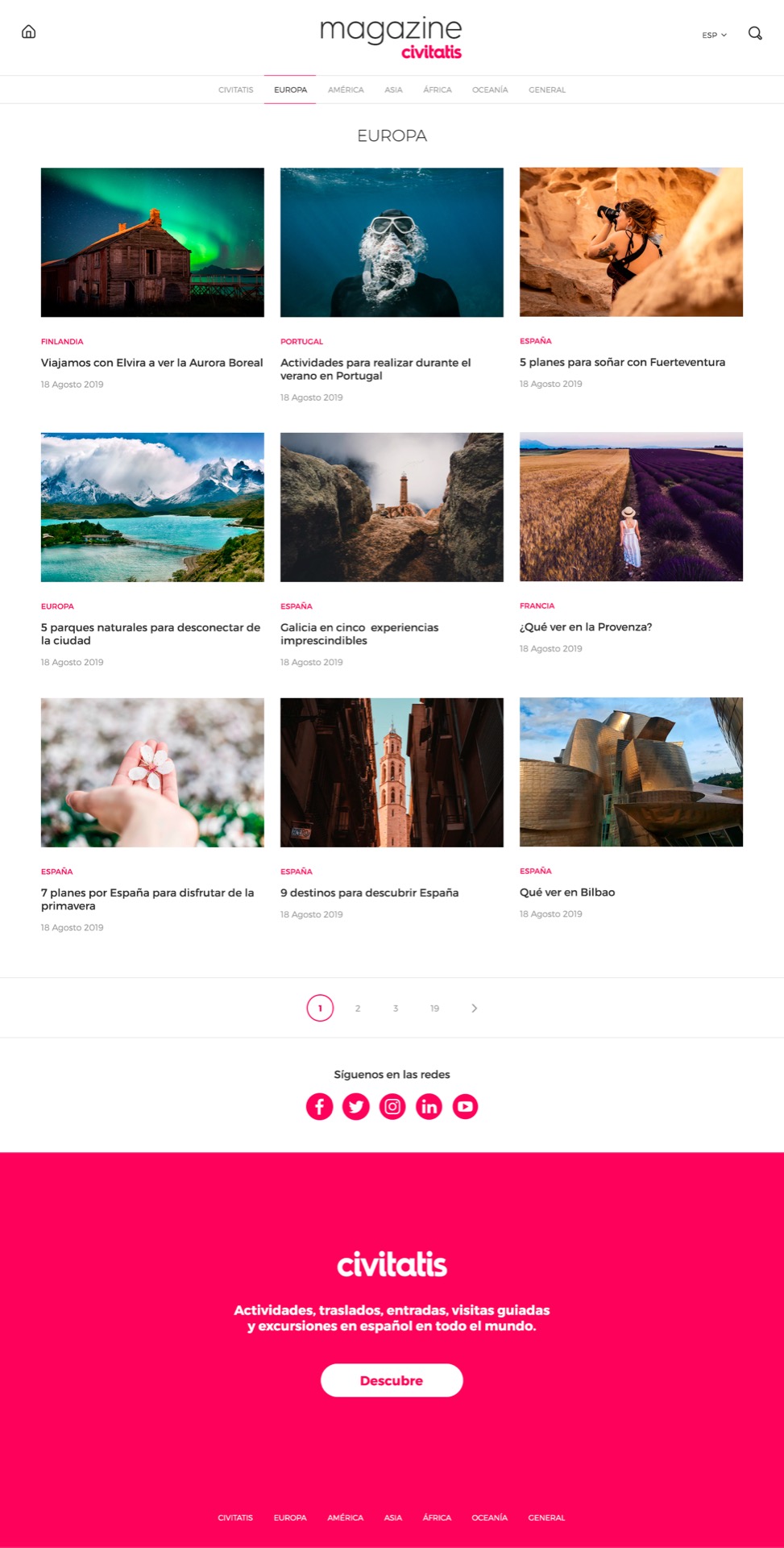 Magazine — Europe category