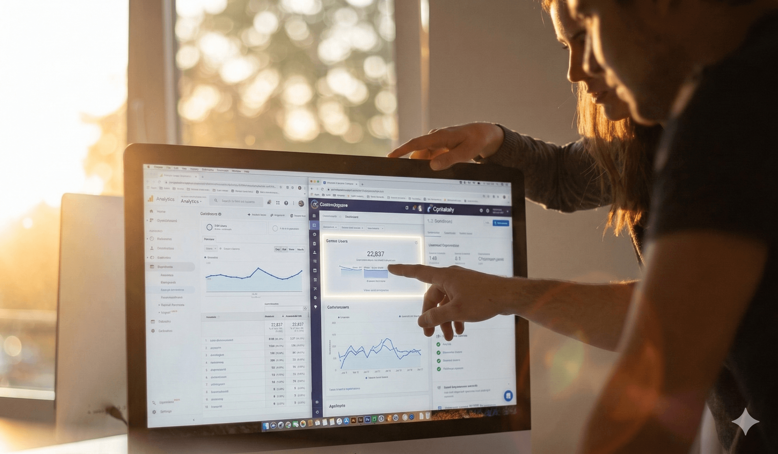 CRO & Experimentation — analytics dashboard with ContentSquare and Optimizely