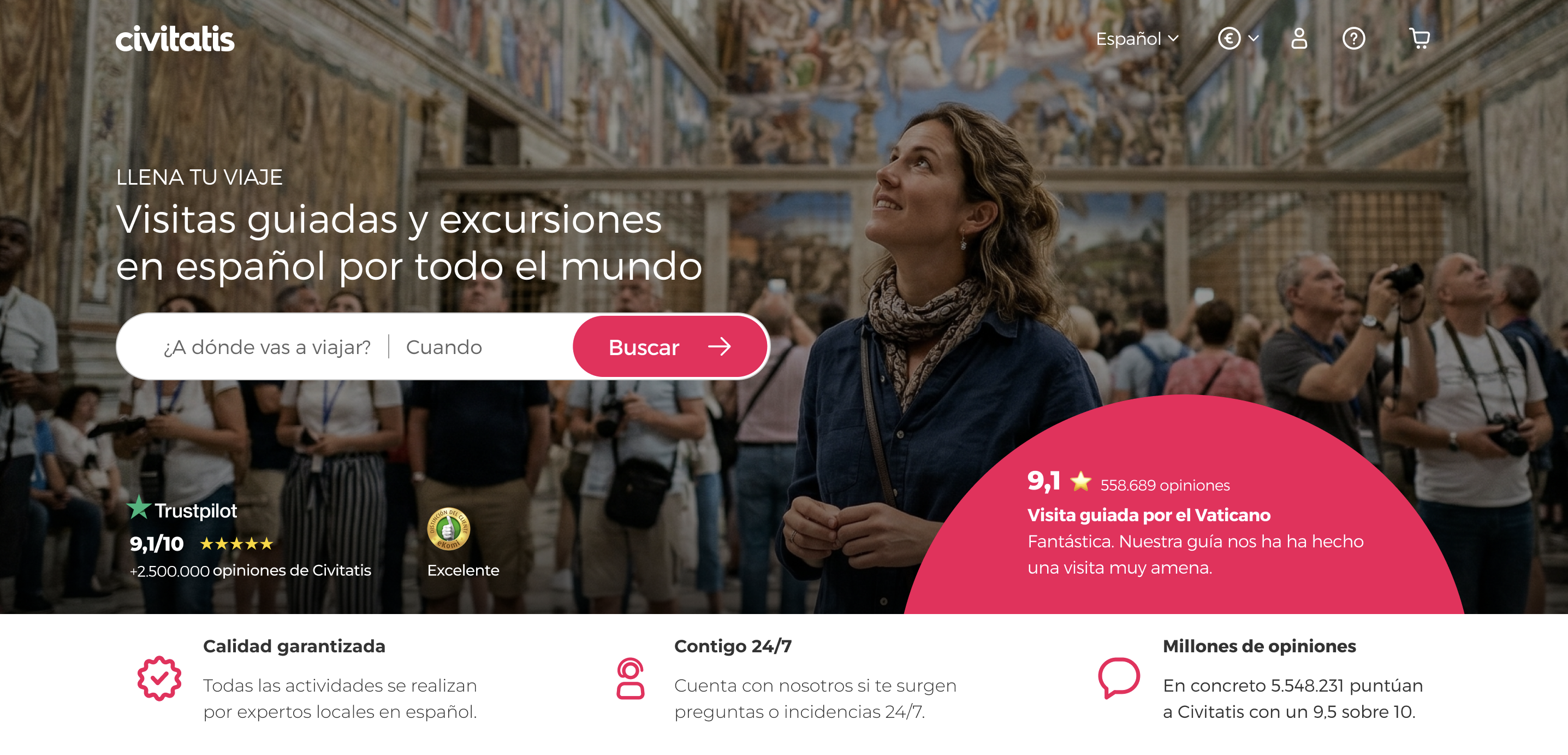 Home page redesign — desktop version