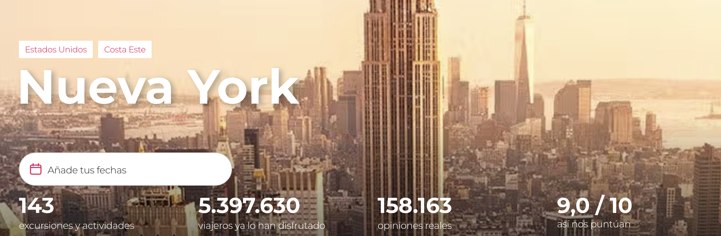 Low contrast text over hero image showing poor accessibility